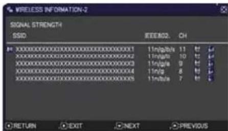 HITACHI CP-X3021WNEF - NETWORK menu - 3