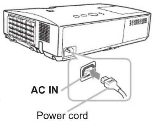 AC IN Power cord