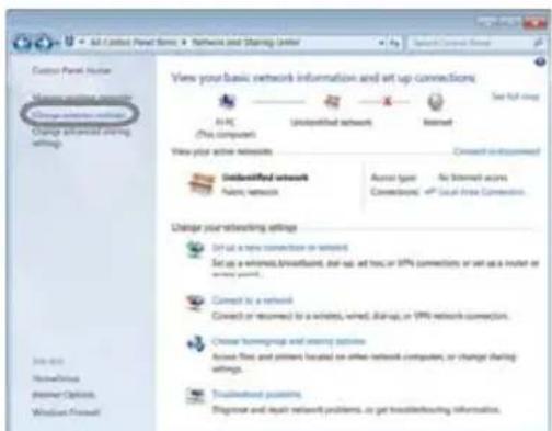 Custom Panel User Change wireless network Change wireless network Change advanced sharing settings View your basic network information and set up connections A: A: C (This computer) Unidentified network Internet View your active networks Connect in connection Unidentified network Fuzzy network Asset type Connections: No Internet access Local free Connections. Change your networking settings Set up a new connection to wireless Set up a wireless broadband, start-up, end-on, or WiFi connectivity or set as a router or server port. Connect to a network Connect or returned to a wireless, wired, disrupt, or WiFi network connection. Change homegrown and security options Access files and pointers located on other network computers, or change sharing settings. Troubleshooting Diagnosis and repair network problems, or get trouble/housing information.