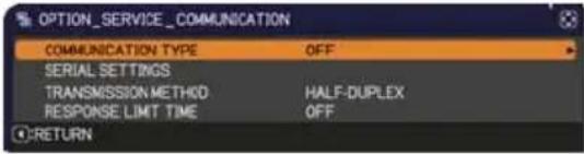HITACHI CP-X3021WNEF - OPTION menu - 7