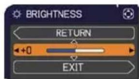 BRIGHTNESS RETURN +0 EXIT