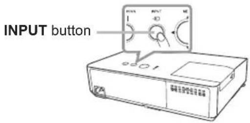 INPUT button