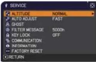 HITACHI CP-X3021WNEF - OPTION menu - 4