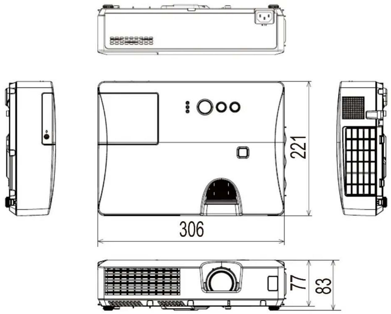 HITACHI CP-X3021WNEF - F-3 - 5