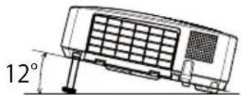 HITACHI CP-X3021WNEF - Adjusting the projector's elevator - 1