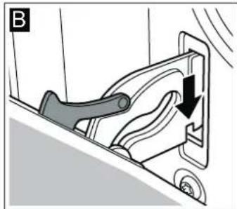 BOSCH HGV745257N - Attaching the door - 2