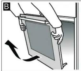 BOSCH HGV745257N - Detaching the door - 2