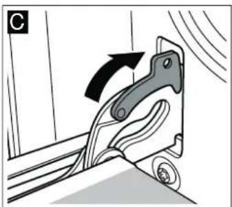 BOSCH HGV745257N - Attaching the door - 3
