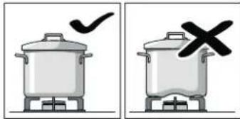 BOSCH HGV745257N - Precautions for use - 2