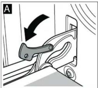BOSCH HGV745257N - Detaching the door - 1