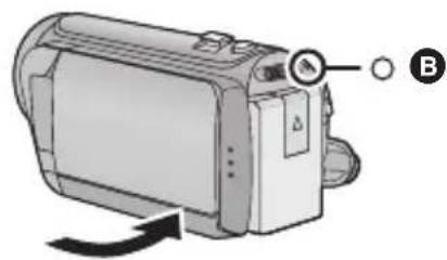 PANASONIC HDC-HS80P/PC - Encendido y apagado del monitor LCD - 2