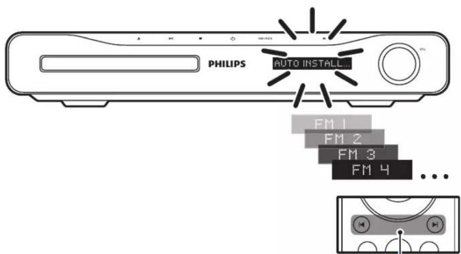 PHILIPS AUTO INSTALL... FM 1 FM 2 FM 3 FM 4 ...