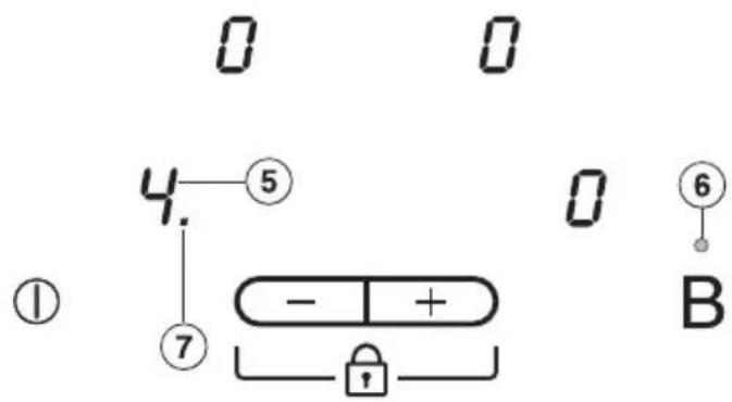 0 0 4.⑤ ① ⑦ - + 6 B