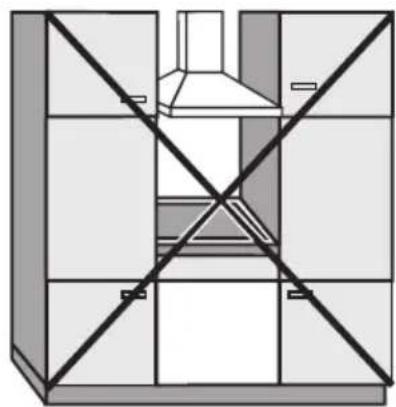 MIELE KM 5940 - Distancia de seguridad lateral y trasera - 1
