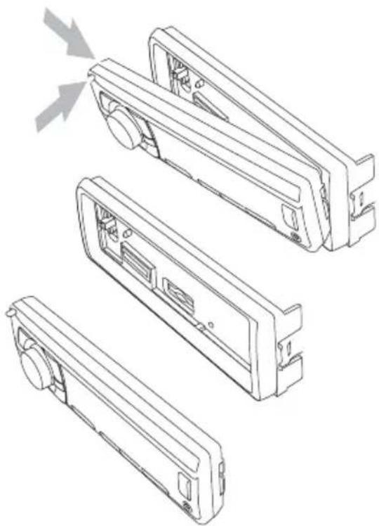 PHILIPS CE130X - Destacar o painel frontal - 1