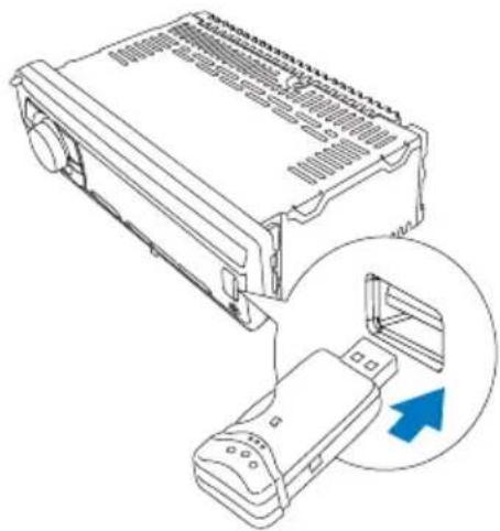 PHILIPS CE130X - Inserir um dispositivo USB - 1