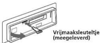 Vrijmaaksleuteltje (meegeleverd)