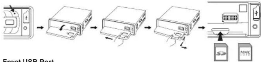 CALIBER MCD610BT - SD/MMC Card Input - 1