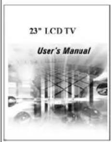 23" LCD TV User's Manual