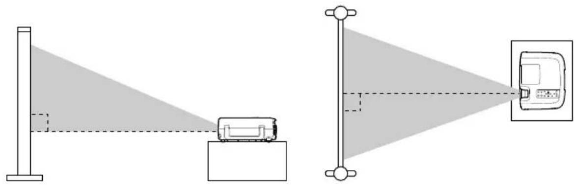 EPSON EMP-800 - Ajuste del ángulo de la imagen - 1