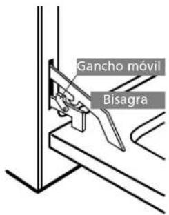 Gancho móvil Bisagra