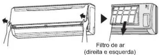 Filtro de ar (direita e esquerda)