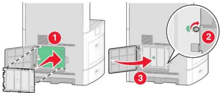 LEXMARK X658d - Instalação da Porta de Soluções Internas - 14
