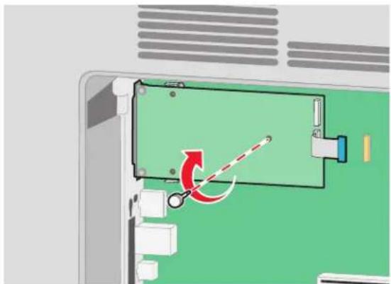 LEXMARK X658d - Instalação da Porta de Soluções Internas - 11