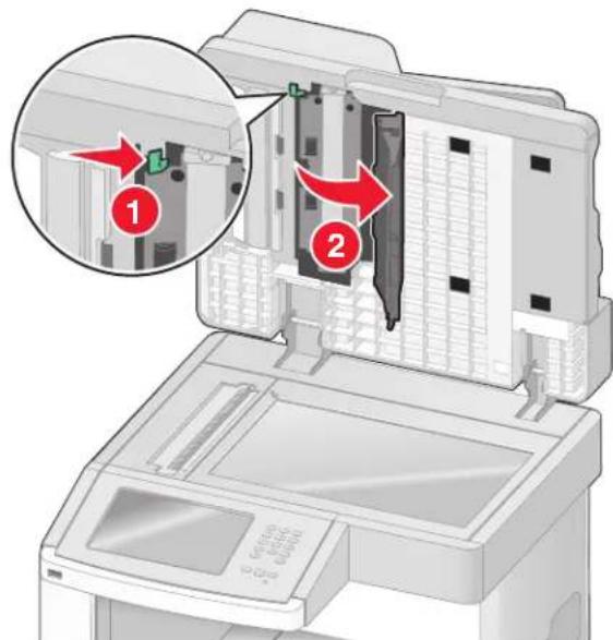 LEXMARK X658d - Limpeza do vidro do scanner - 1