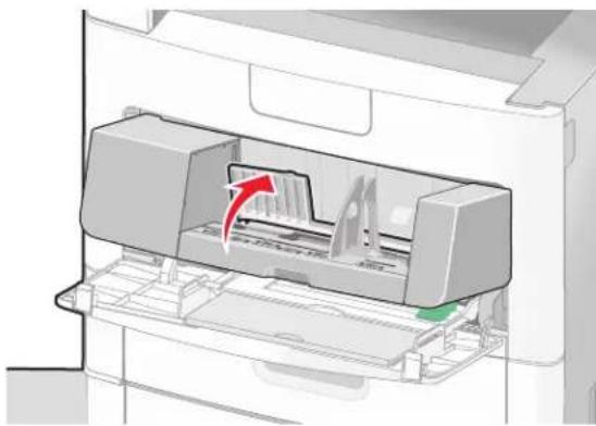LEXMARK X658d - Carregamento do alimentador de envelopes - 1