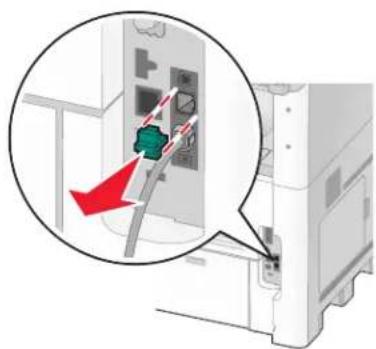 LEXMARK X658d - Conexão a uma secretária eletrônica - 2