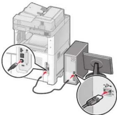 LEXMARK X658d - Instalação da impressora na rede wireless (Windows) - 4
