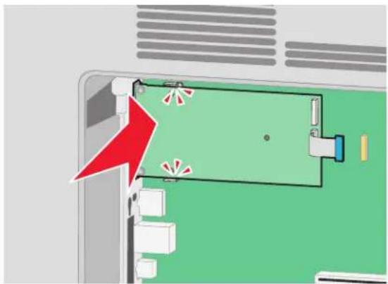 LEXMARK X658d - Instalação da Porta de Soluções Internas - 10