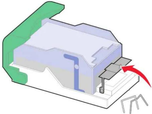 LEXMARK X658d - atolamento de grampos - 3