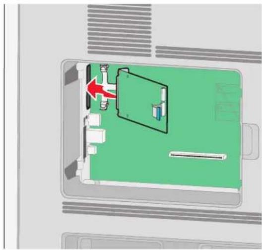 LEXMARK X658d - Instalação da Porta de Soluções Internas - 9
