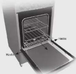 Dako Equilibrio - Retirada e limpeza das grades autodeslizantes do forno - 1