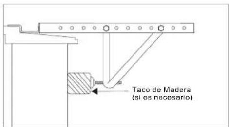 Taco de Madera (si es necesario)
