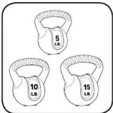 5 LB 10 LB 15 LB