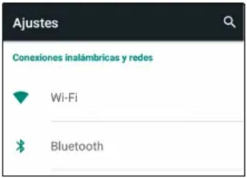 Ajustes Conexiones inalámbricas y redes Wi-Fi Bluetooth