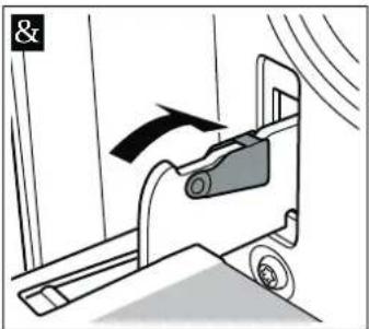 BOSCH HGV425123N - Attaching the door - 3