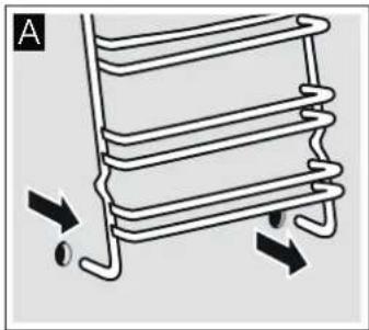 BOSCH HGV425123N - Unhooking the rails - 1