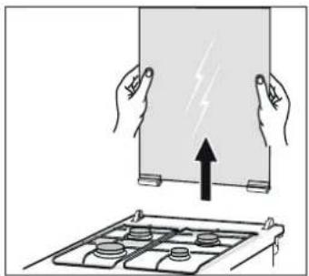 BOSCH HGV425123N - Upper glass cover - 1