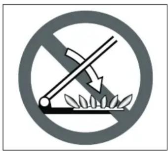 Prohibition sign indicating no littering or anti-waste, featuring a crossed-out arrow and leafy base