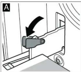 BOSCH HGV425123N - Detaching the door - 1