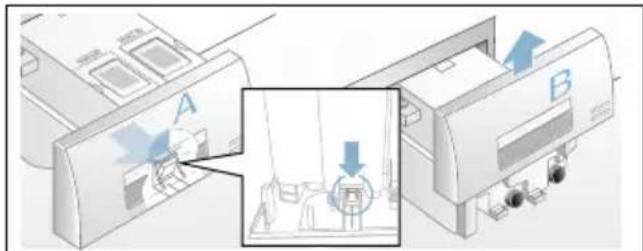 SIEMENS WM14T61XES - Vaciar el cajetín dosificador: - 2