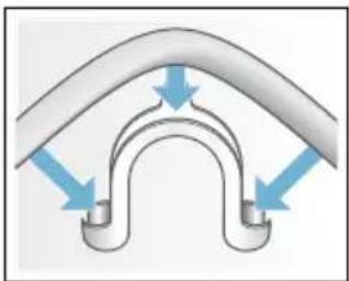 SIEMENS WM14T61XES - ■ Evacuación del agua en un lavabo - 1