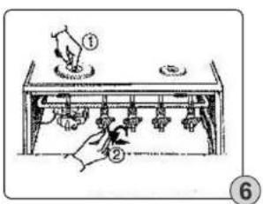 Diagram showing a person using a device with labeled parts and components, including a hand holding a device above the screen.