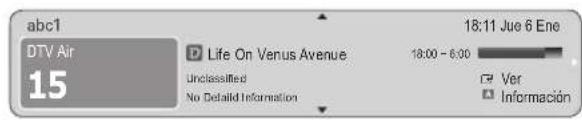 abc1 DTV Air 15 Life On Venus Avenue Unclassified No Default Information 18:11 Jue 6 Ene 18:00 - 6:00 Ver Información