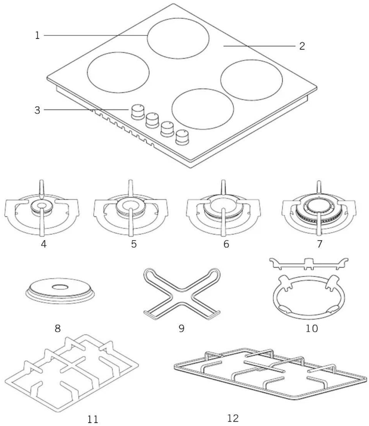 Guzzanti GZ-8206 - INTRODUCTION OF THE APPLIANCE - 1
