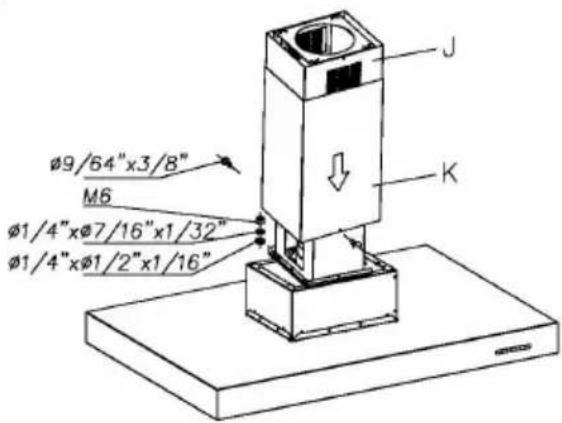 J K Ø9/64"x3/8" M6 Ø1/4"xØ7/16"x1/32" Ø1/4"xØ1/2"x1/16"